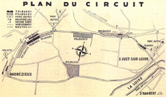 Plan du circuit 1946